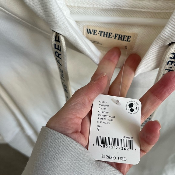 We The Free WE logo White Hoodie - Picture 5 of 10